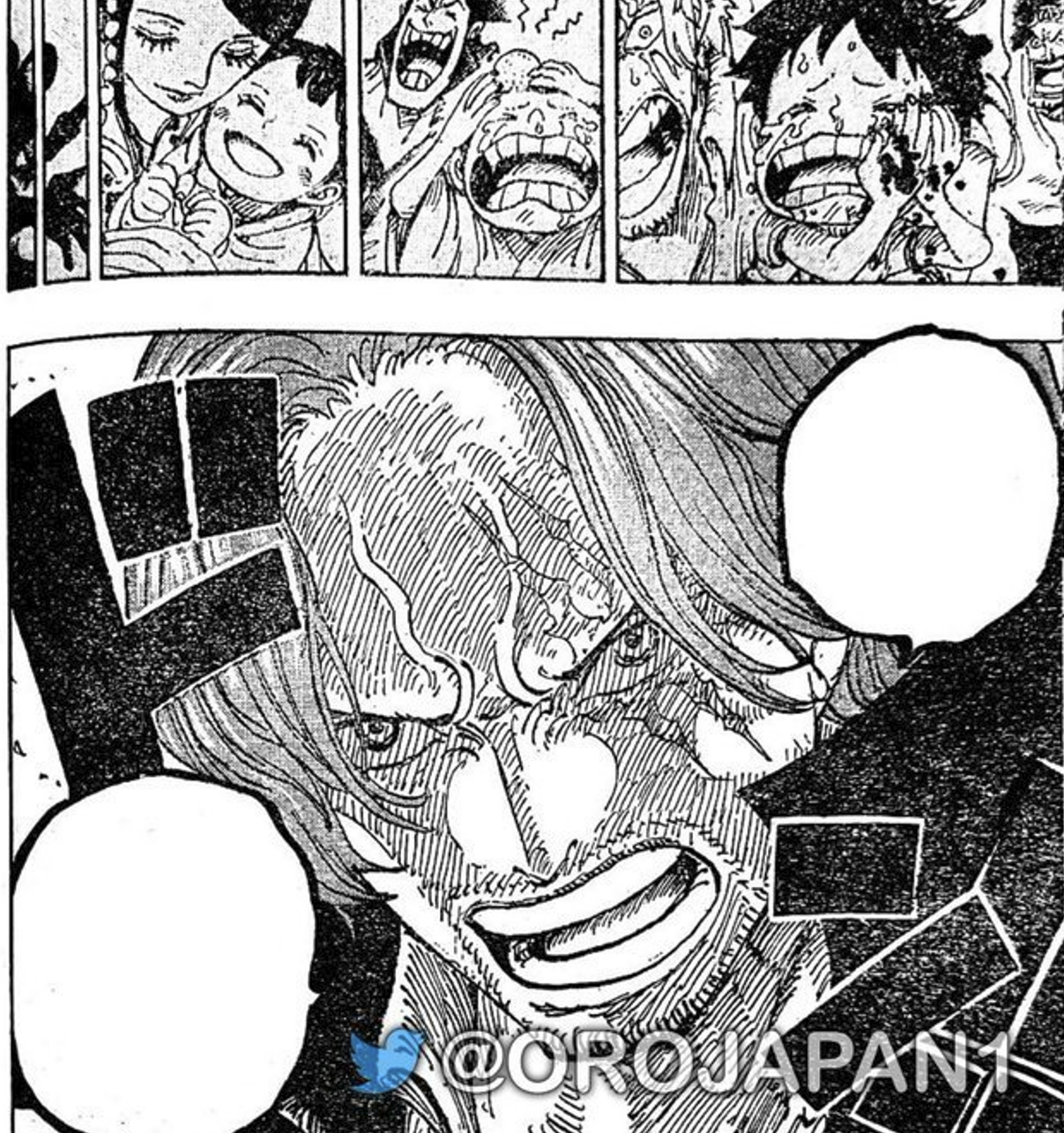 海贼王|海贼王1055话:红发隔空百里释放“霸绕”,痛击绿牛,不愧为四皇