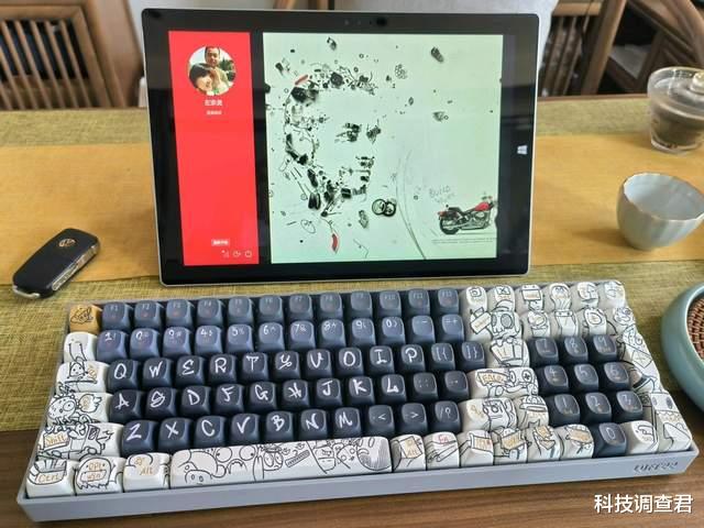 微软|机械键盘DIY新革命 洛斐小翘100 水泥灰上手体验