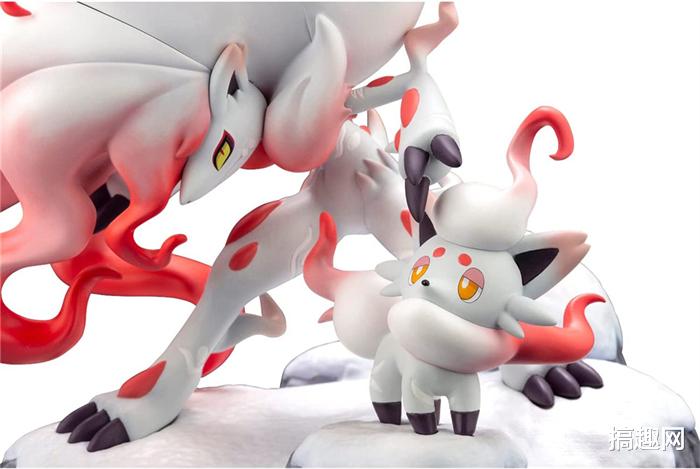 手办|《宝可梦传说：阿尔宙斯》洗翠索罗亚克&索罗亚 手办 红白相间