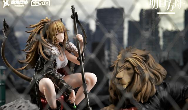 手办|明日方舟推进之王精二立绘手办官图果然狮子才是真正的本体