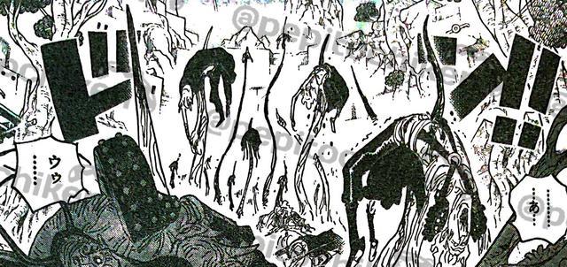 |海贼王：大将绿牛首秀实力一人团灭凯多海贼团余党打造地狱绘图