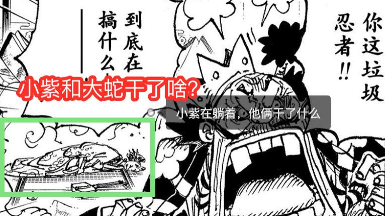 海贼王|海贼王1041话，小紫突然倒地不起，被大蛇玷污了？网友的话很有趣