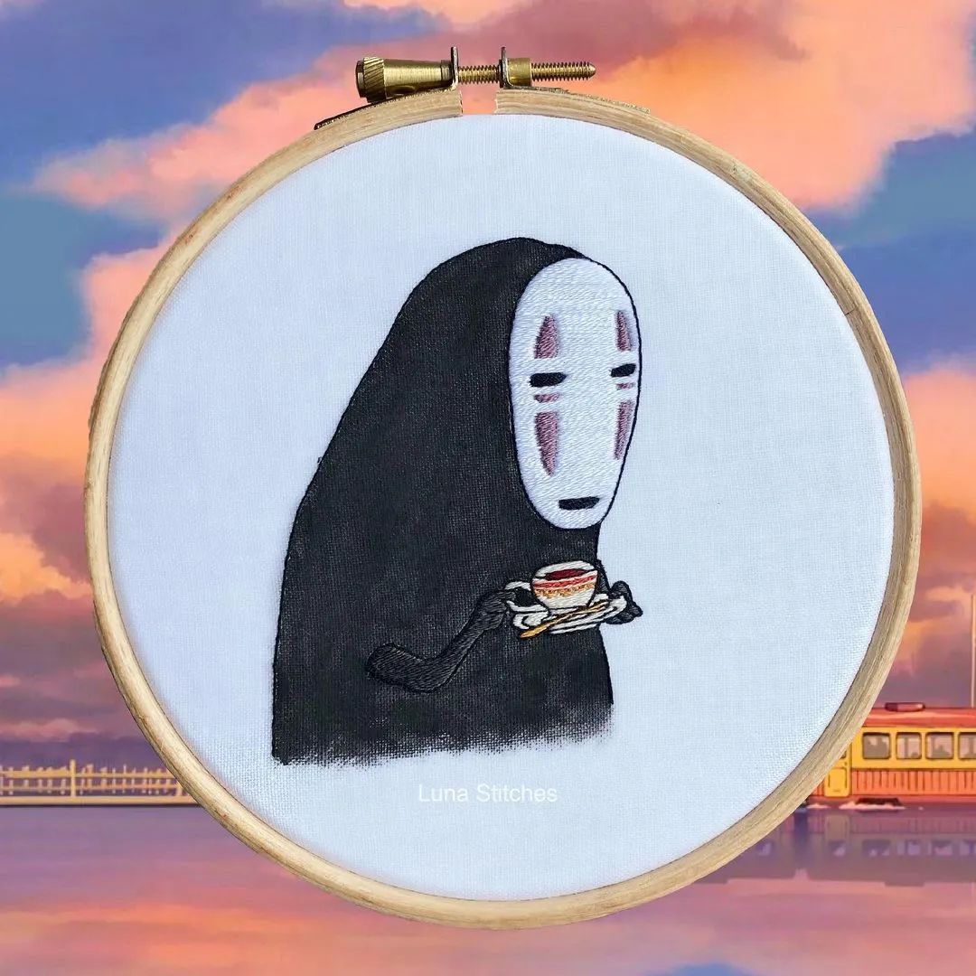 宫崎骏|宫崎骏动画迷大爱的刺绣作品