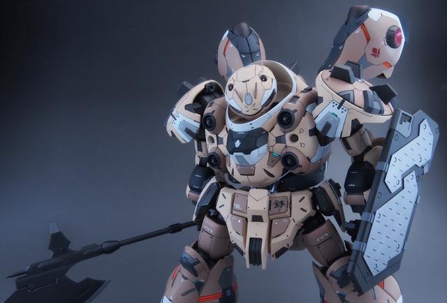高达|换色重涂陆战型古辛高达模型