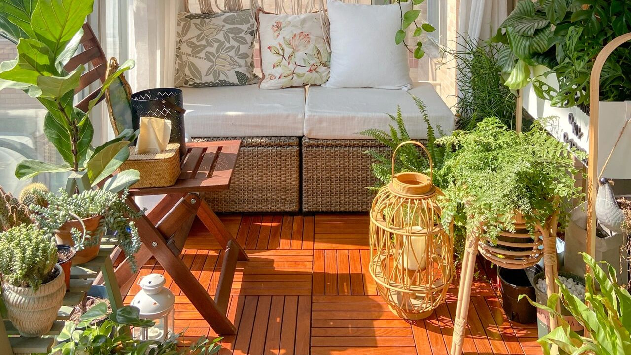 把阳台改造成花园，送自己一个城市里的“小森林”，美翻了