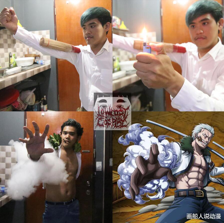 猿魔|泰国小哥cos的海贼王红了，气球天龙人怀念童年，假路飞真的传神