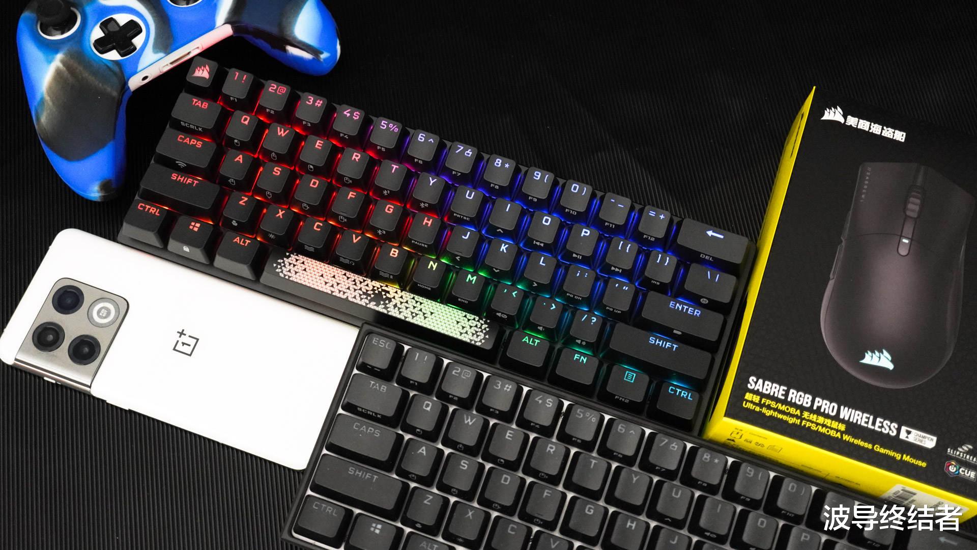 iPhone14|小而强悍，全能三模 - 海盗船 K70 Pro Mini 无线版