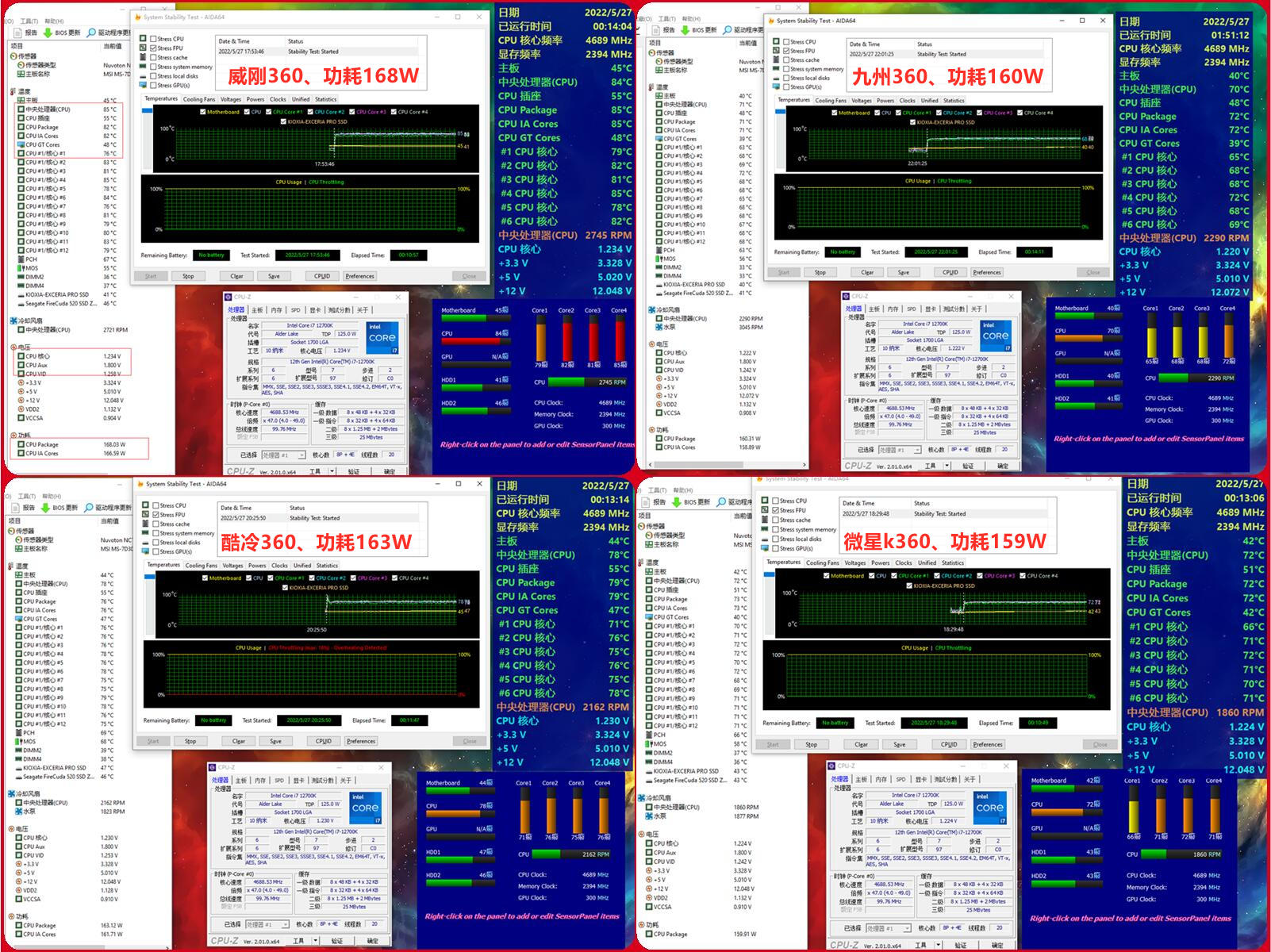 Mac OS|酷冷、微星、九州、威刚，新老4款旗舰水冷对比，总有一款适合你