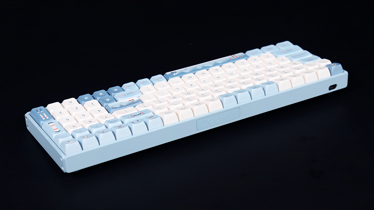 机械键盘|iQunix F97滑雪三模无线机械键盘评测：这配色太能打了吧