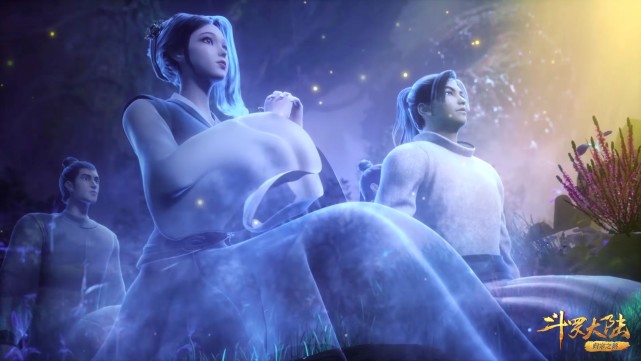 唐昊|斗罗：阿银赐予蓝银子民生命之光，唐昊拥抱阿银，搂腰360度旋转