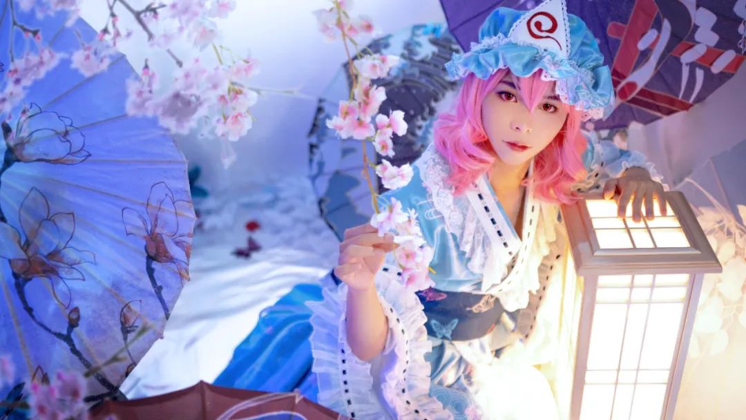 东方project|《东方PROJECT》西行寺幽幽子cosplay