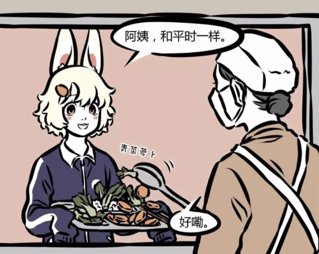 |非人哉:一次5个鸡腿!九月他们学校食堂太让人羡慕了吧