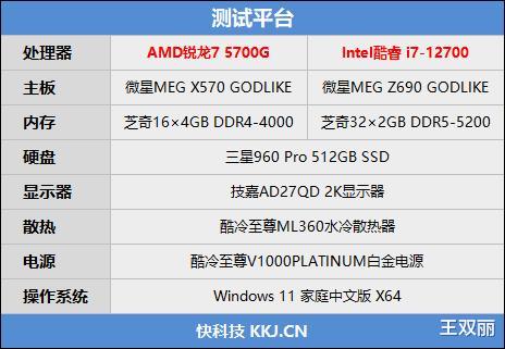 酷睿处理器|没有独显怎么玩？锐龙7 5700G PK 酷睿i7-12700：真降维打击！