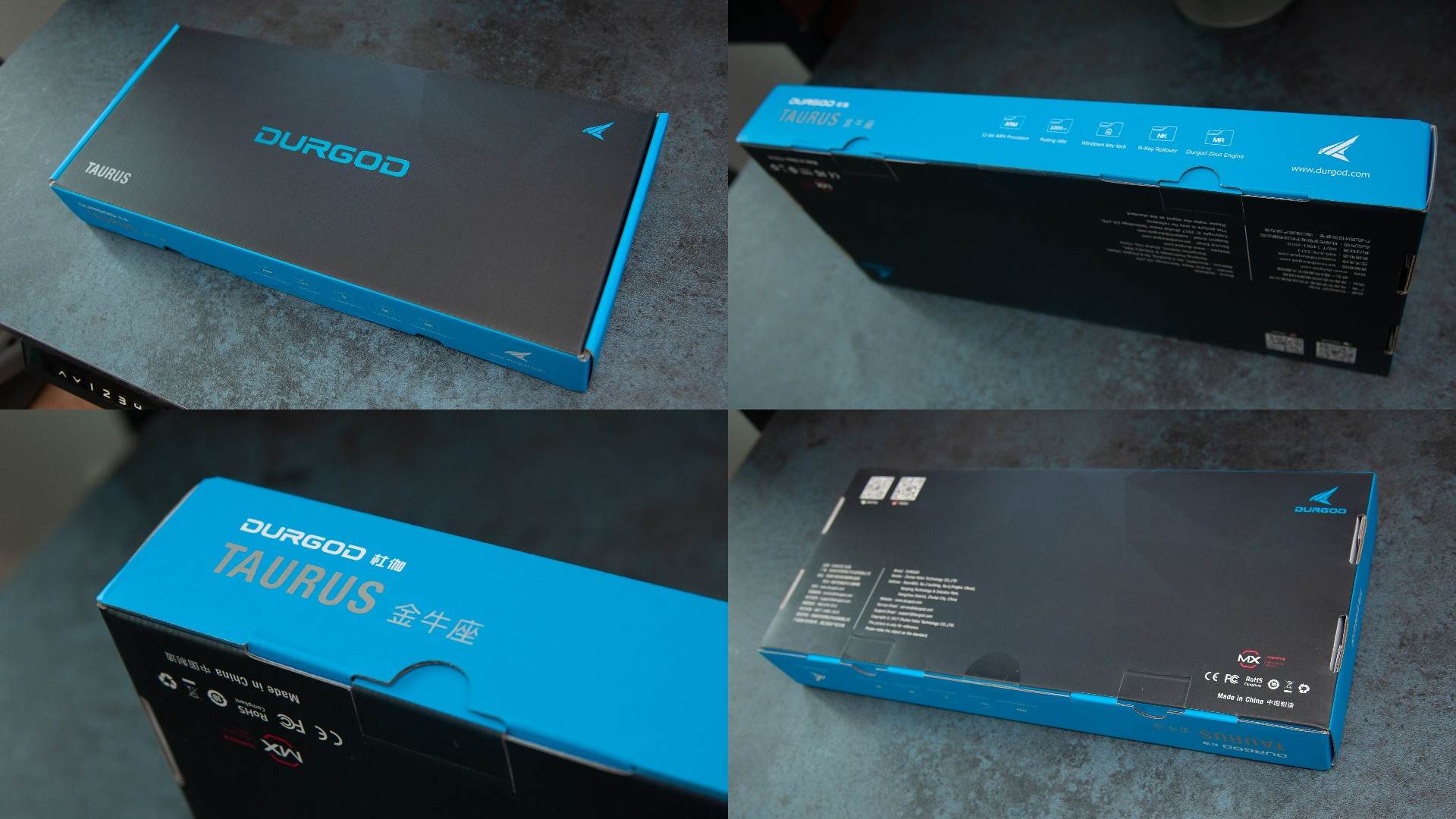 机械键盘|可盐可甜 杜伽K320红轴机械键盘 浅雾蓝