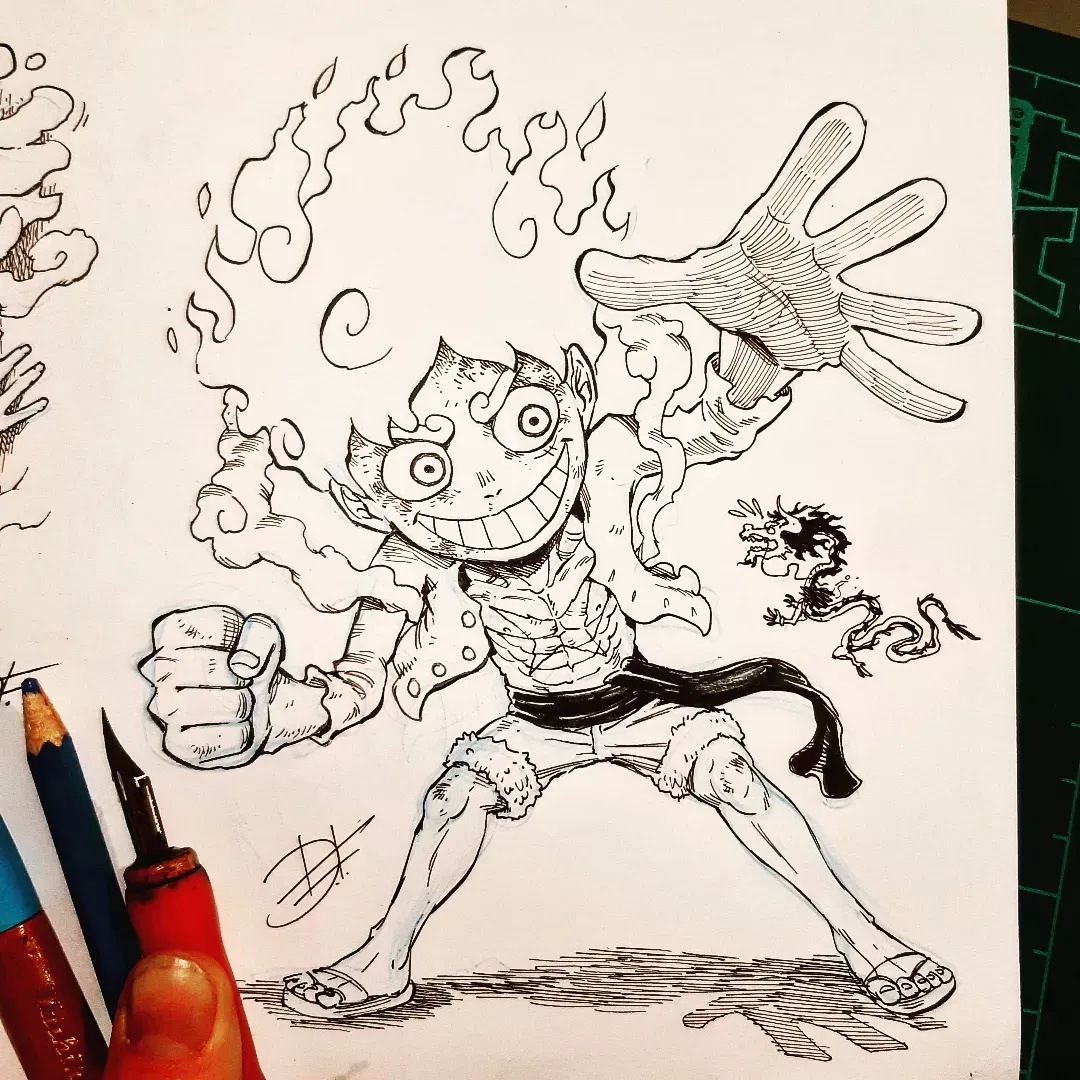 |海贼王:完虐凯多,锤哭赤犬,吓坏黑胡子,路飞在他的笔下超神了