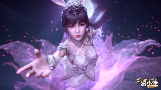 小舞|《斗罗》小舞新形象曝光,白色仙女裙很保守,唐三忍不住送上香吻