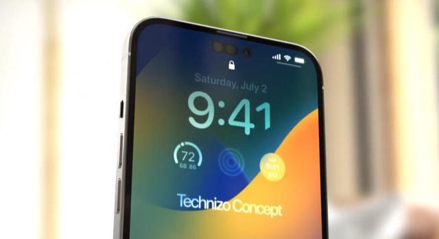手柄|iPhone14Pro开箱渲染：感叹号挖孔屏，不锈钢边框，48MP镜头亮相