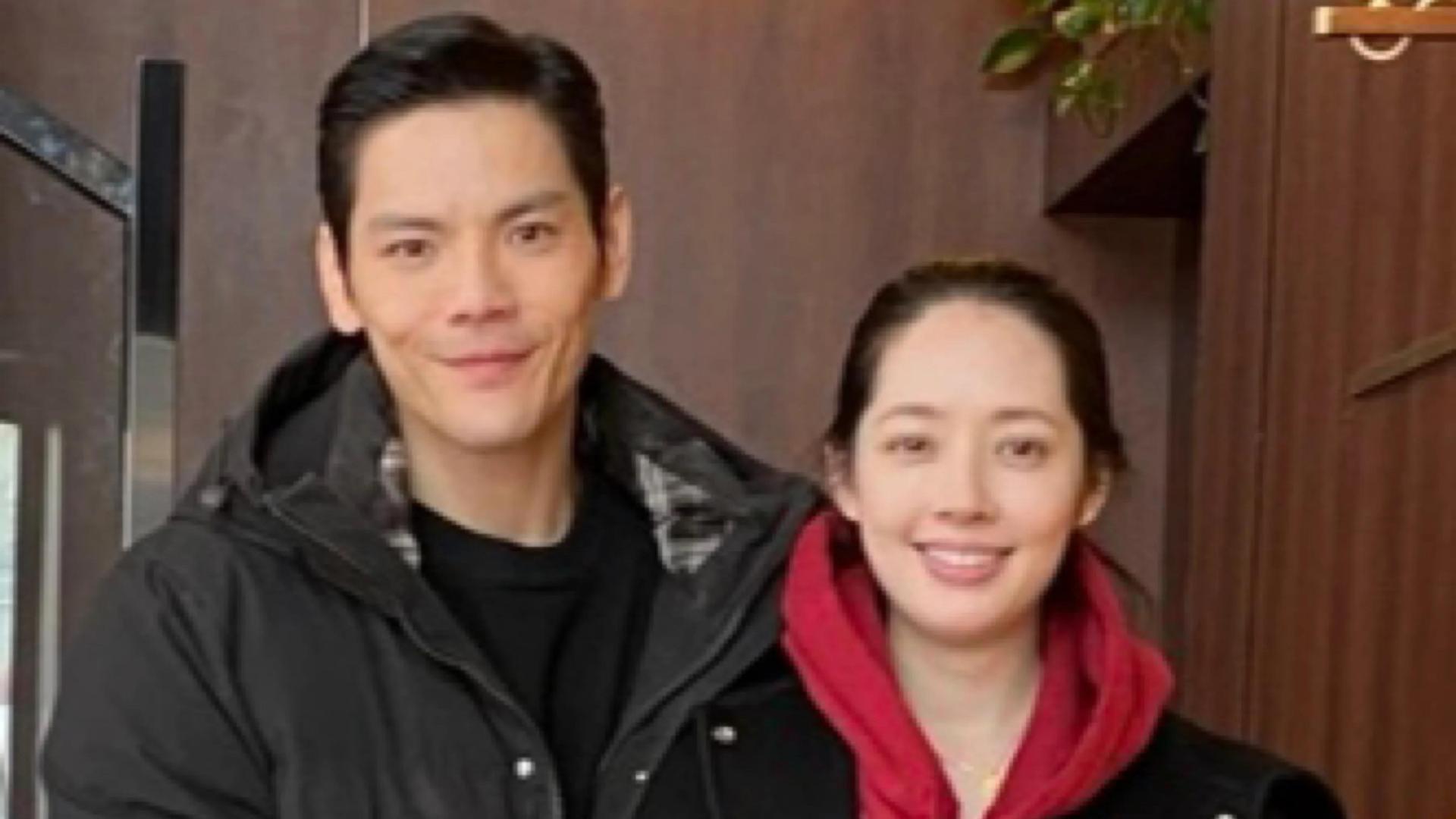 郭碧婷|偶遇向佐一家三口用餐，郭碧婷素颜状态超好，但发际线有后移迹象