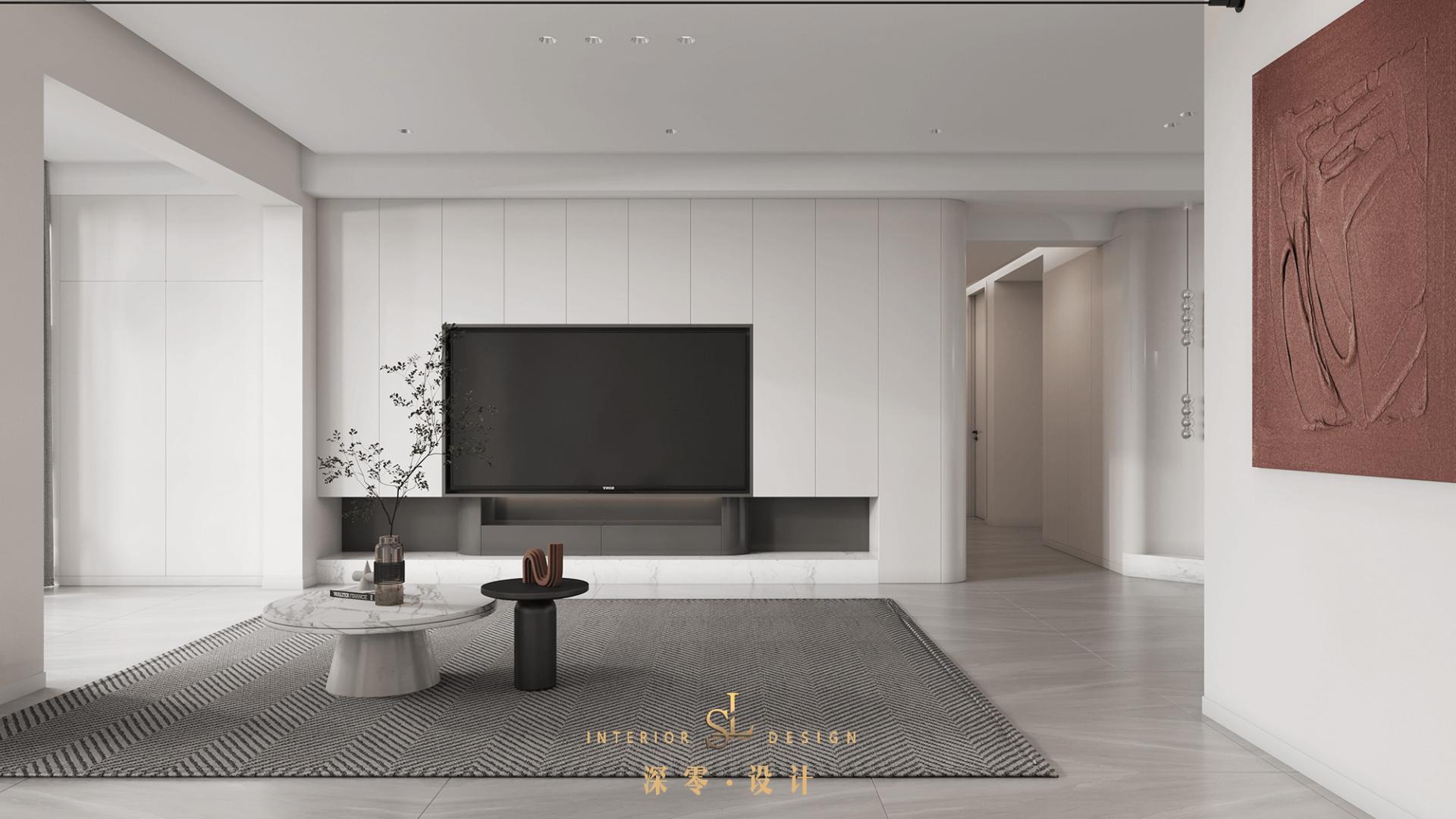 合肥-吾悦华府143㎡，客厅餐厅卧室选择一地多用设计，实用还省地方