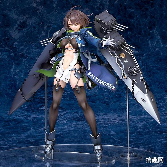 手办|潮趣:《碧蓝航线》巴尔的摩1/7手办 和原画基本一样