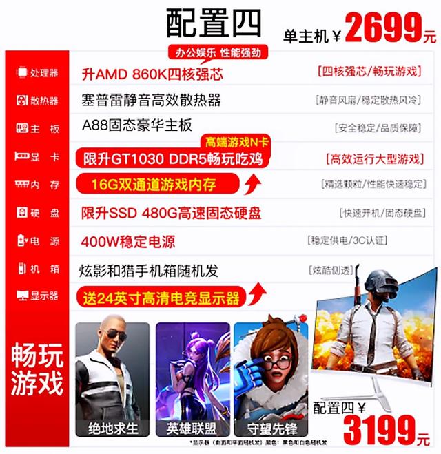 显示器|3000以内预算,求配置一台组装机?