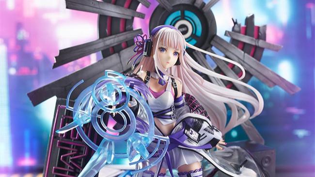 爱蜜莉雅|潮趣：《Re：从零开始》爱蜜莉雅 霓虹都市Ver.1/7手办 希望不再延期