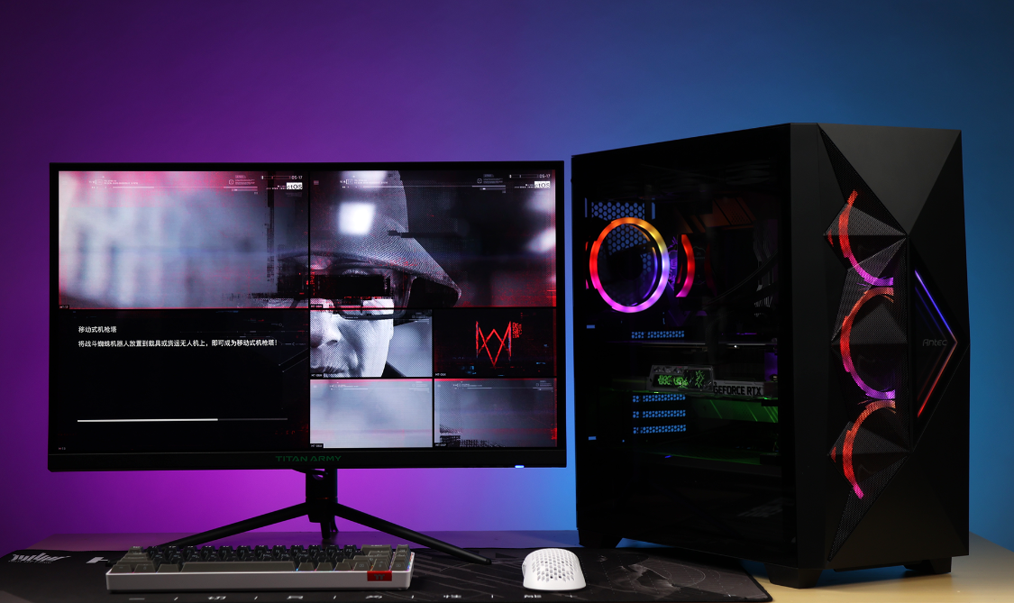 显示器|预算3K以下,4K高刷游戏显示器怎么选?泰坦军团P2SA2V使用实测