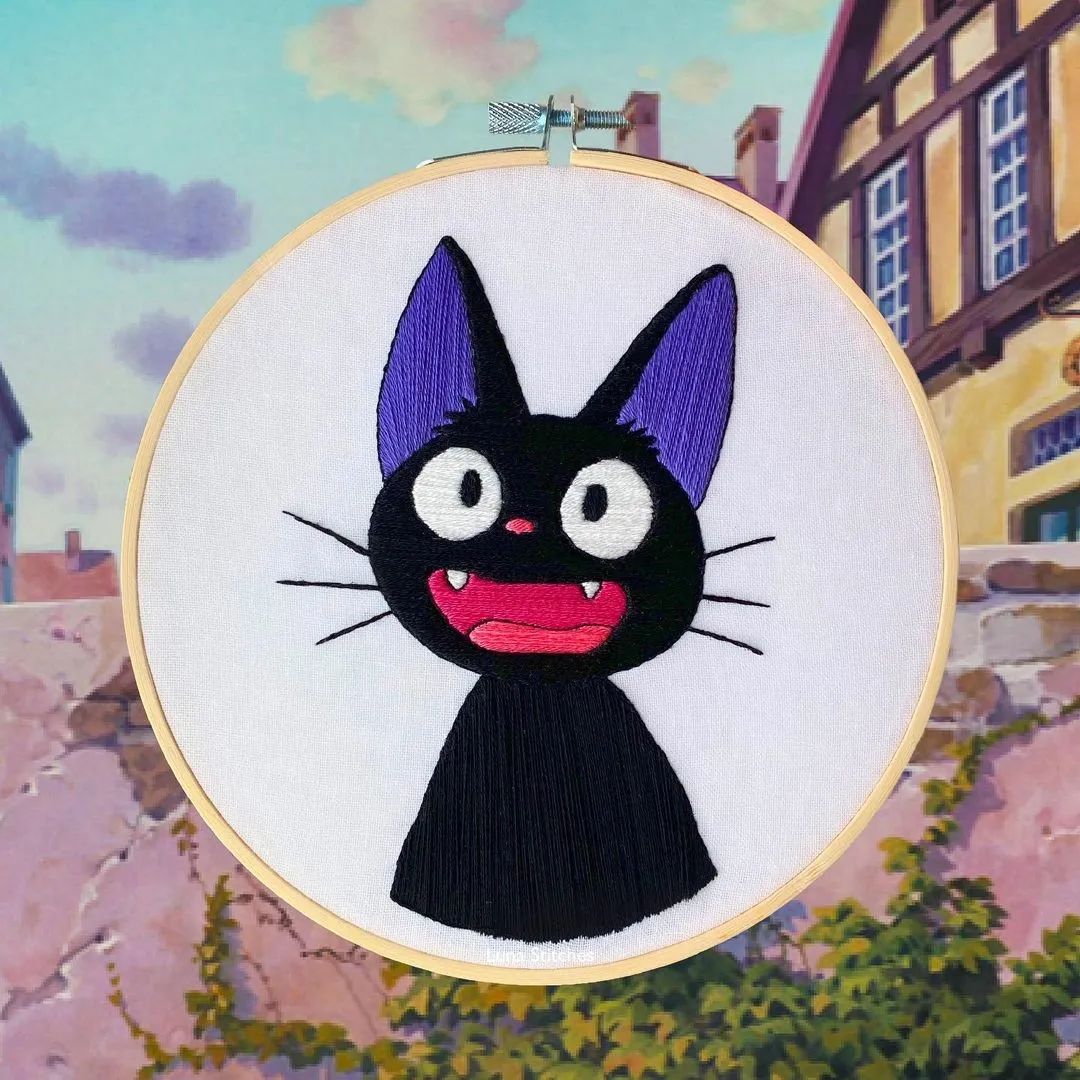 宫崎骏|宫崎骏动画迷大爱的刺绣作品