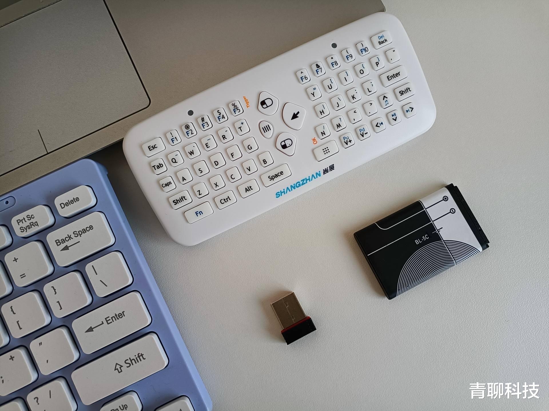 鼠标|鼠标玩出新高度,打字听歌玩游戏,尚展F2s智能空中键鼠轻松搞定