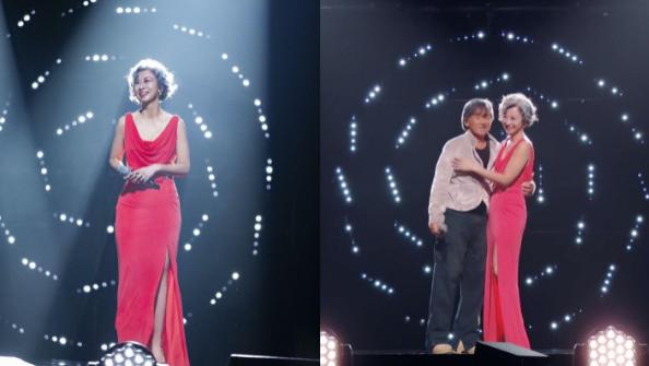 经典|《声生不息》 60岁叶蒨文白发红裙惊艳全场，与林子祥夫妻档打头阵