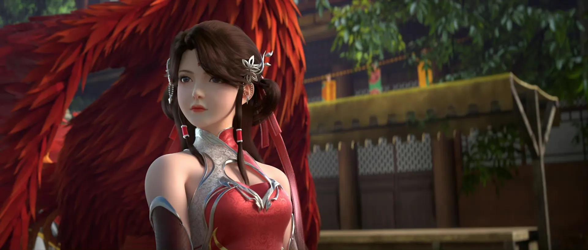 石昊|完美世界：上古皇蝶破茧而出，石昊扛着两位美女回村，画面太美了