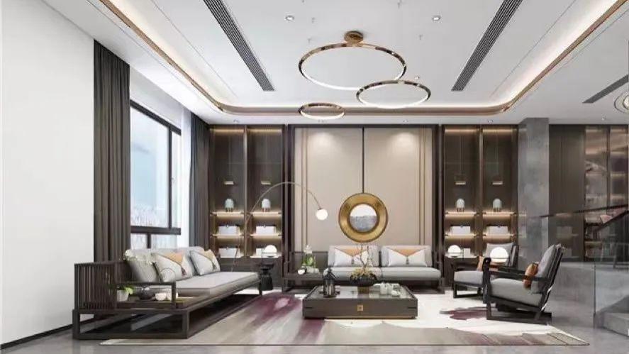 别墅装修-现代轻奢风格450平米案例赏析