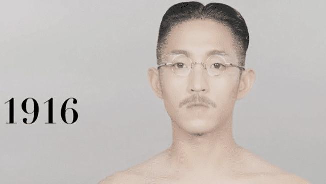 运动 小伙展示中国男人一百年发型变化，民国最儒雅，杀马特时期最霸气