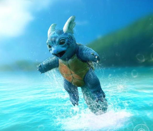 精灵宝可梦|3D艺术家又来“毁童年”了，现实版的可达鸭，你还敢爱吗？