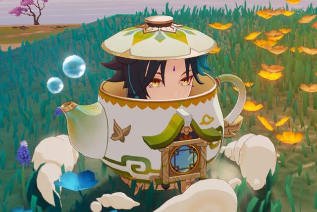 鬼滅之刃|原神二創笑死人，夜叉魈變身塵歌壺壺靈，托馬達成鬼滅之刃成就