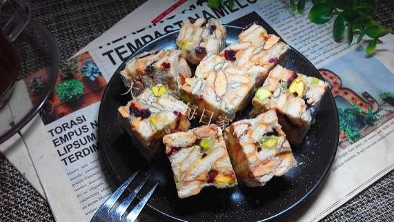 雪花酥|雪花酥咱也自己做：香酥可口奶味浓，料足更美味