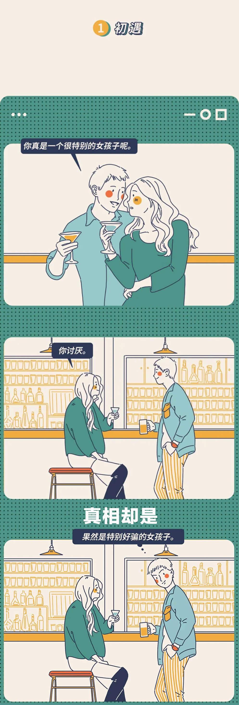 潜台词|男人说话时隐藏的潜台词!女人别再傻傻不懂了(漫画)