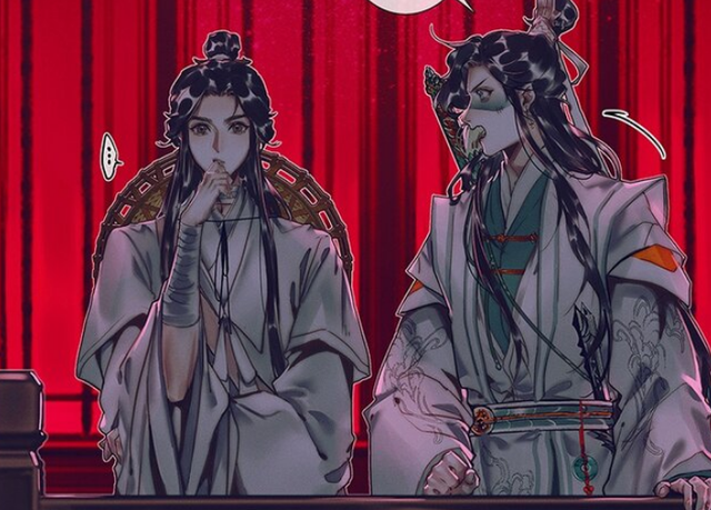 谢怜|天官赐福漫画:管完了郎千秋管谢怜,风师的鬼市之行,真是操碎心