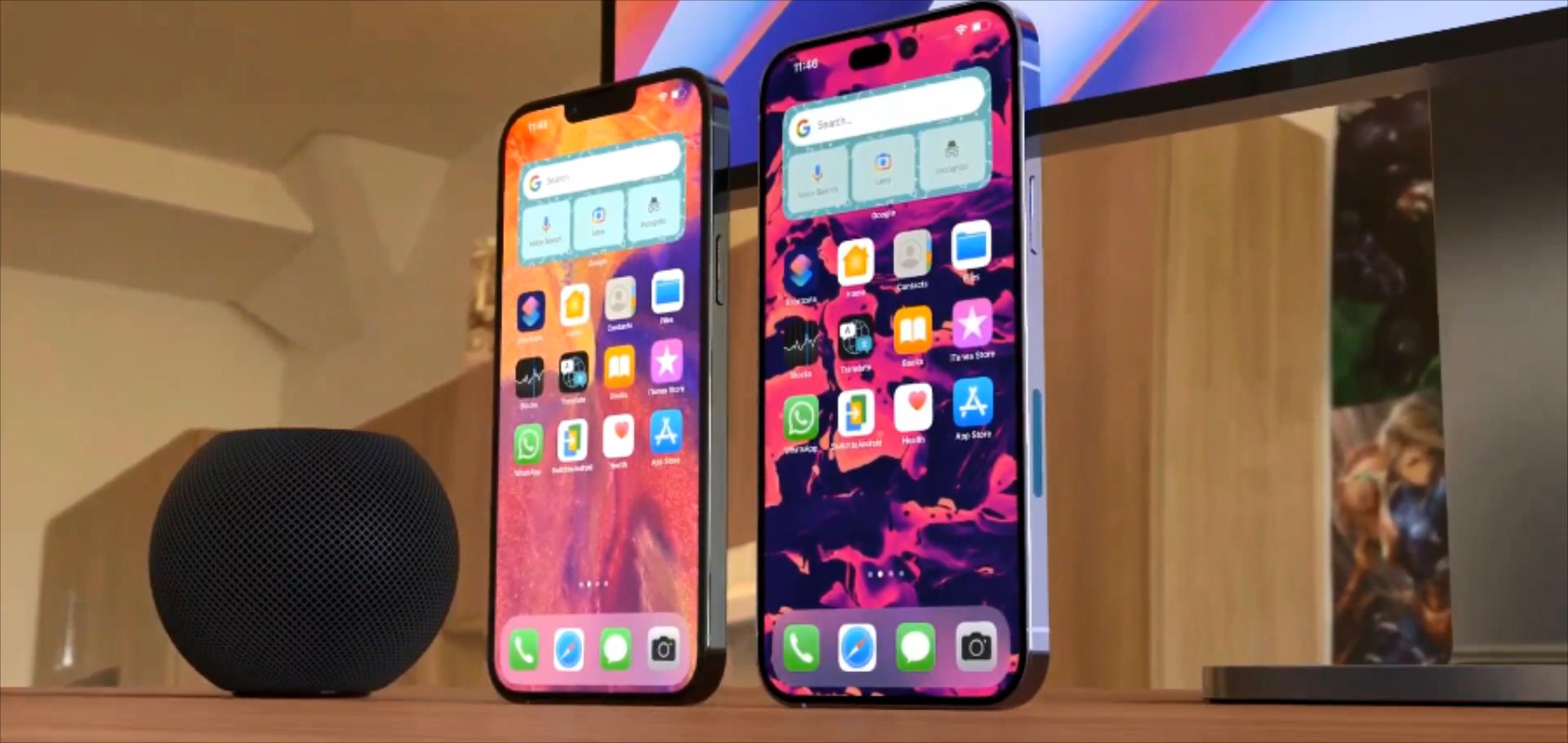 荣耀|iPhone14ProMax渲染图：两个王炸让我破防，苹果将再次成功