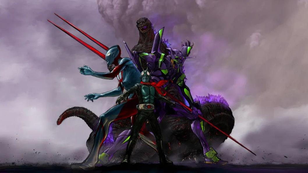 特摄|奥特曼、假面骑士与哥斯拉组队英雄宇宙，EVA：只有我不是特摄？