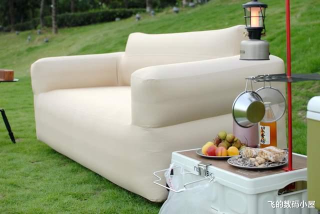 露营|小米有品上新8H充气沙发,户外也能葛优躺