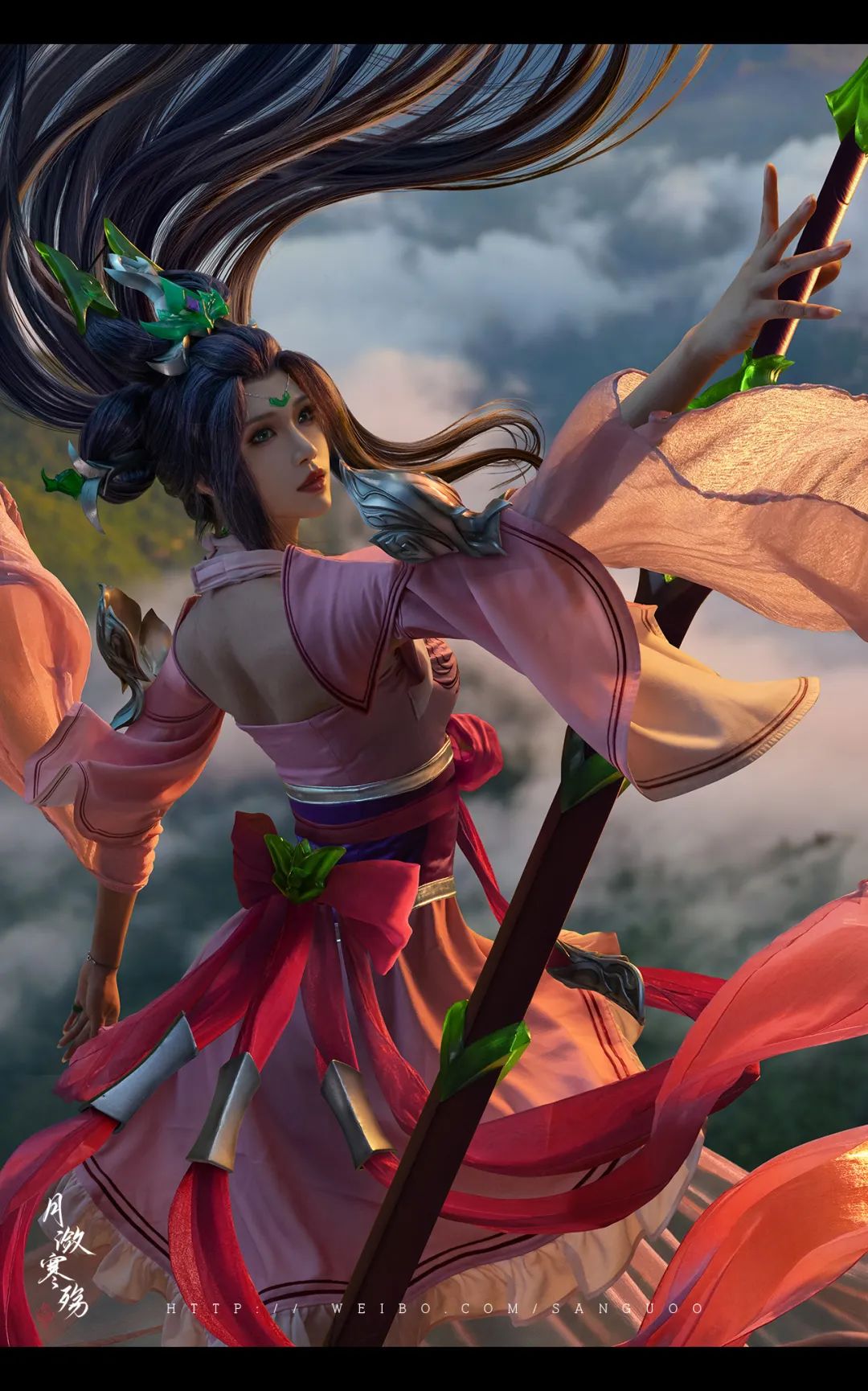 |《英雄联盟》玉剑传说迦娜，质感炸裂，精美用心第一眼以为是原画