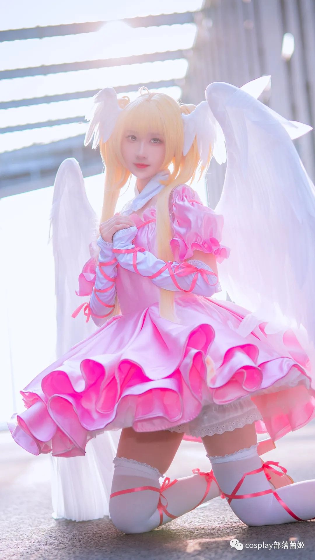 粉色|cos:cp28粉色甜心漫展返图@纸牌