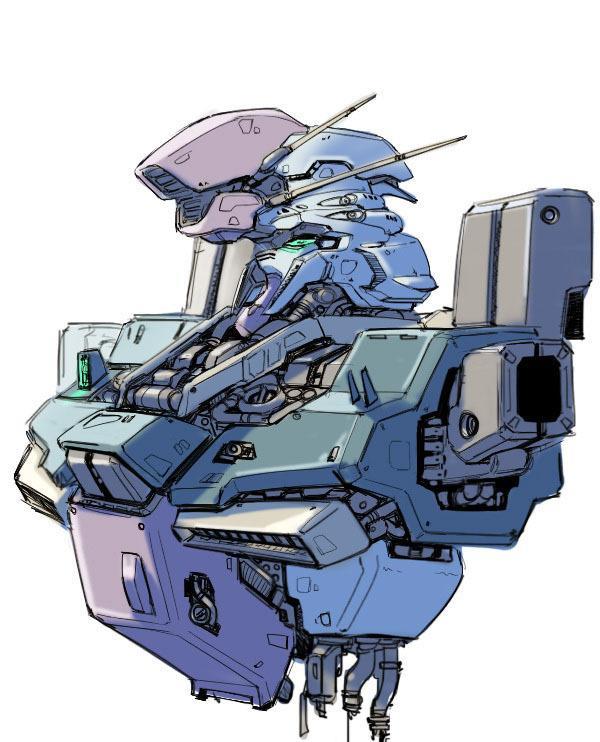 机动战士高达|机动战士高达,正常比例警长暴风高达插画