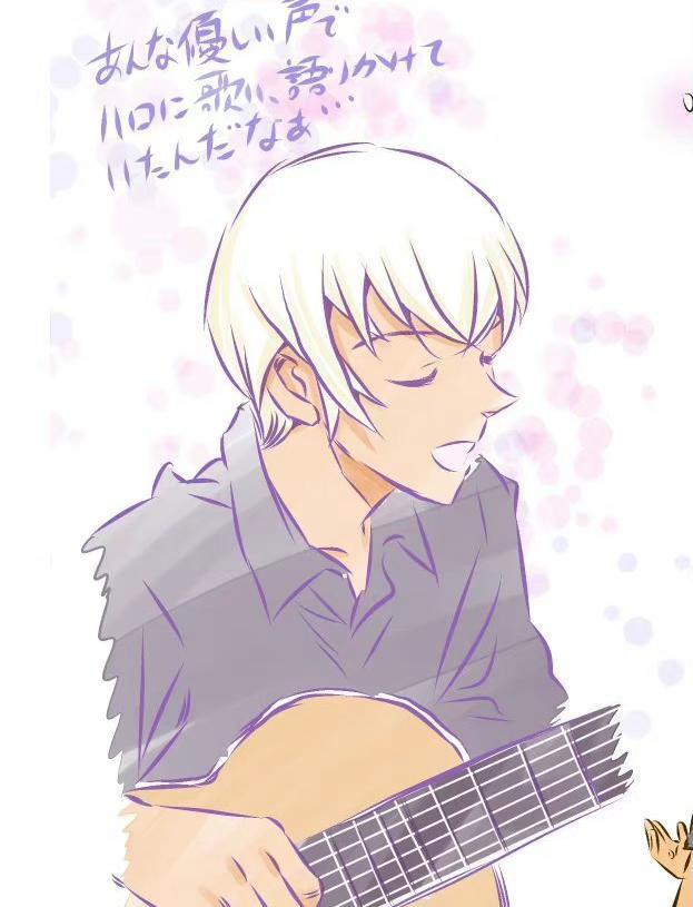 零的日常|名侦探柯南：新井隆广绘制《零的日常》最终话感想图，哈罗好可爱