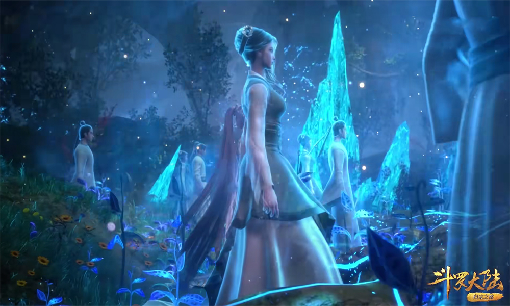 小舞|斗罗大陆:阿银复活小舞妈妈也有登场?这建模太像了,特别是发型