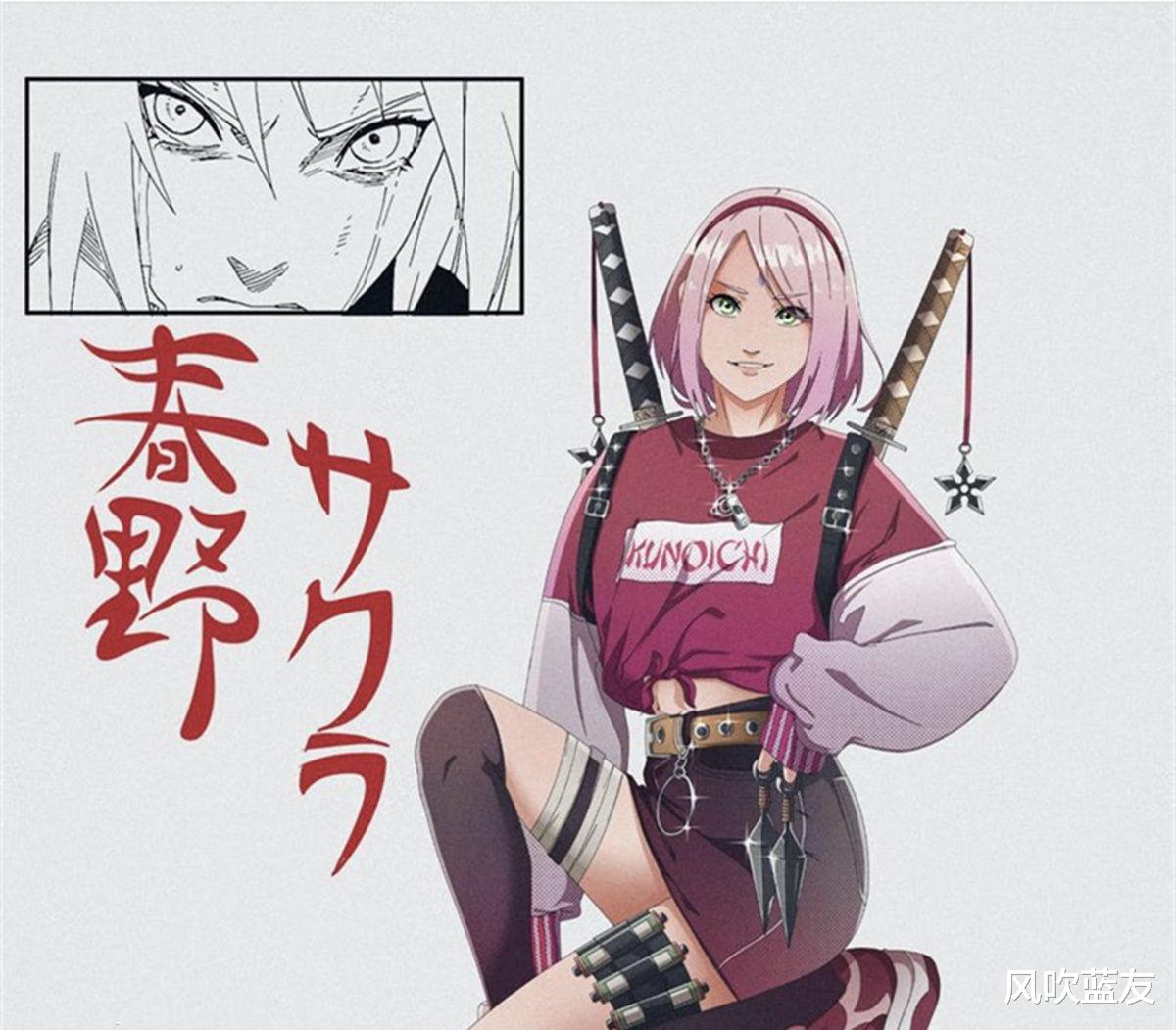 火影忍者|当《火影忍者》变成时尚女子天团,哪一位女神才是你的老婆首选