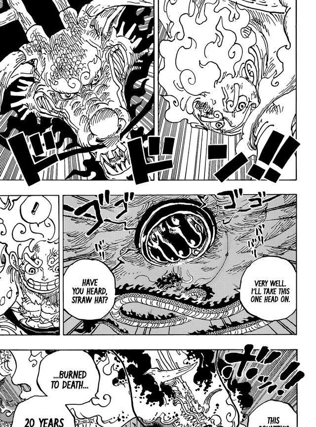 凯多|海贼王1048话:霸气彩色版凯多火焰龙传次郎终结大蛇的仰卧起坐