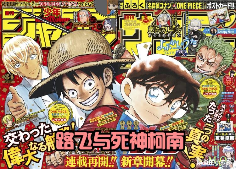 路飞|海贼王1054话情报图：路飞与柯南同框，黑马露脸，薇薇被伊姆抓走