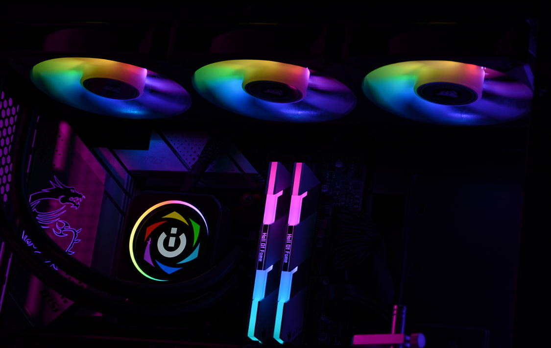 海盗船|带LCD显示屏的美商海盗船散热搭12代i7-12700KF+3090显卡装机实测